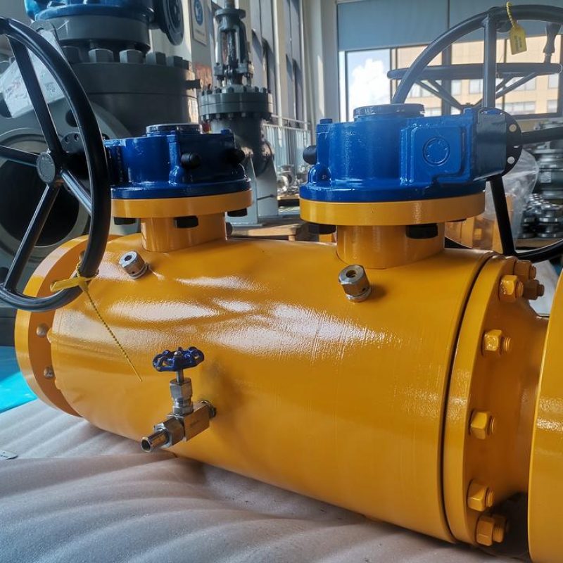 Double block and bleed Valve 3/4 inch Class 600 - Trunnion mounted ball ...
