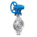 Renewable seat metal to metal seat triple eccentric butterfly valve