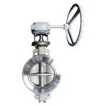 WCB PN16 DN150 Flange triple offset Butterfly Valve